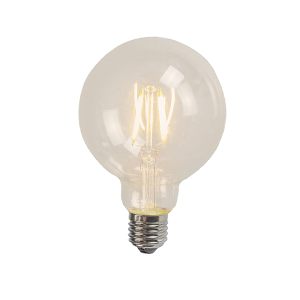 AMPOULE TRIO E27 FILAMENT 4W 320LM 2700K 1X G95 STRUCTURE AMBER