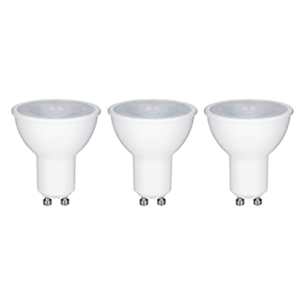 PACK 3 REFL. LED 6,5 W GU10 230 V 2700