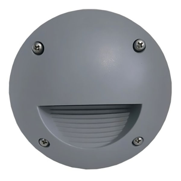 APPLIQUE MURALE ROND LETI GRIS