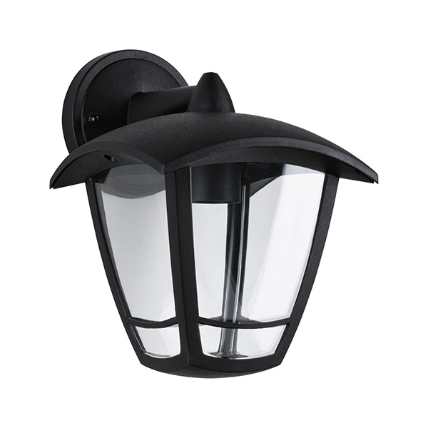 APPLIQUE MURALE 230V CLASSIC CURVED IP44 NOIR