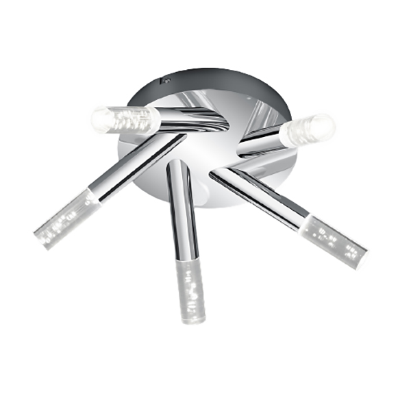 PLAFONNIER TRIO BOLSA INCL. 5 X SMD, 3,2W, 3000K, 300LM H:16,5CM, D:41,5CM,