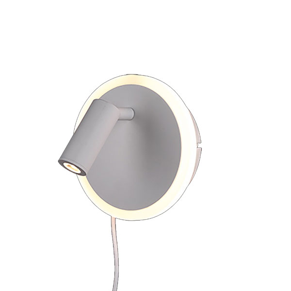 APPLIQUE TRIO JORDAN INCL. 1X5W + 1X2W LED 3000K 550LM+200LM