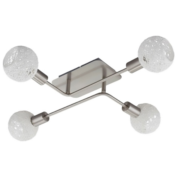 PLAFONNIER METAL 4XE14 MAX 5,5W