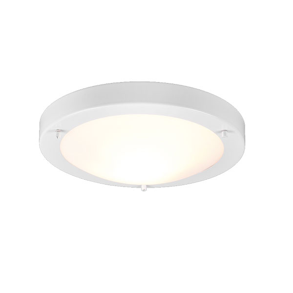 PLAFONNIER TRIO CONDUS EXCL. 1xE27, MAX.60W H:8cm, D:31,5cm Blanc