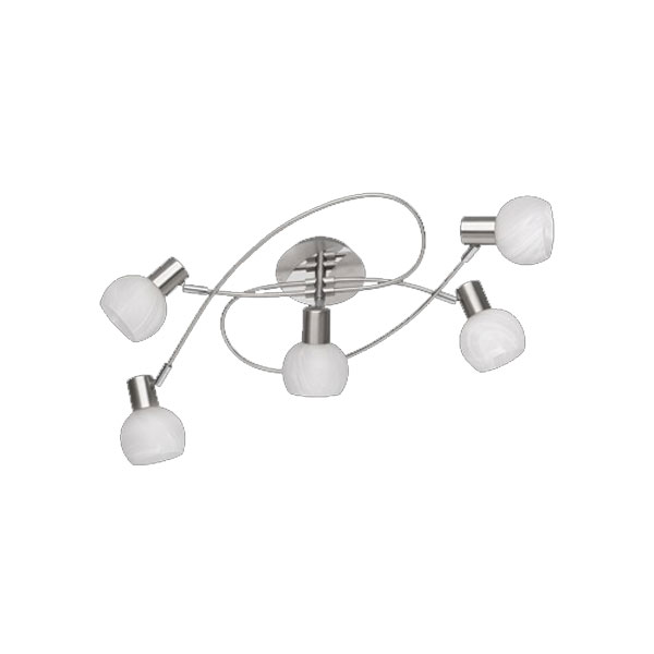 PLAFONNIER REALITY ANTIBES EXCL. 5 X E14, MAX. 28W H:22CM, W:52CM