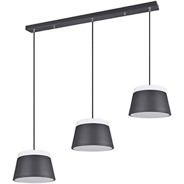 SUSPENSION TRIO BARONESS EXCL. 6 X E14 Antracite