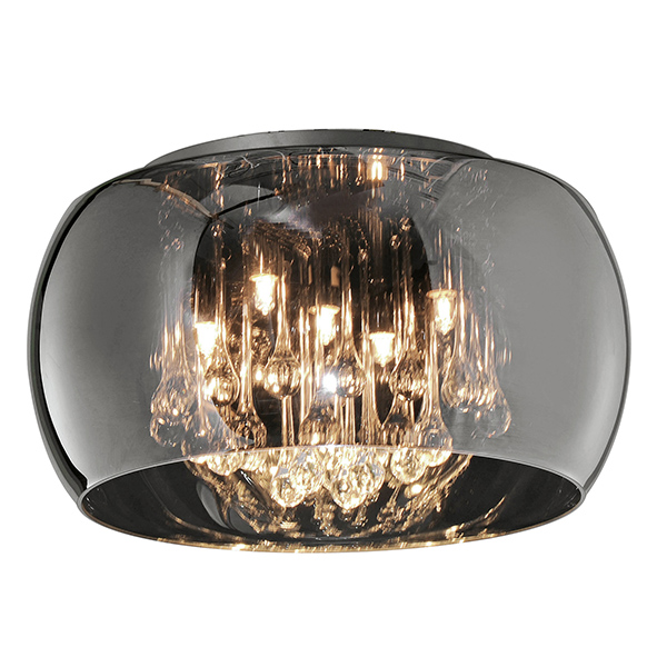 PLAFONNIER TRIO VAPORE INCL. 5 X G9, 42W, 2800K, 624LM D:40CM, H:24CM