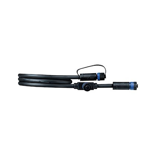 CABLE EXTERIEUR PLUG &amp; SHINE 1M 1IN-2OUT 2X1,5QMM IP68 NOIR PLASTIQUE