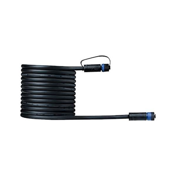 CABLE EXTERIEUR PLUG &amp; SHINE 5M 1IN-1OUT IP68 NOIR PLASTIQUE