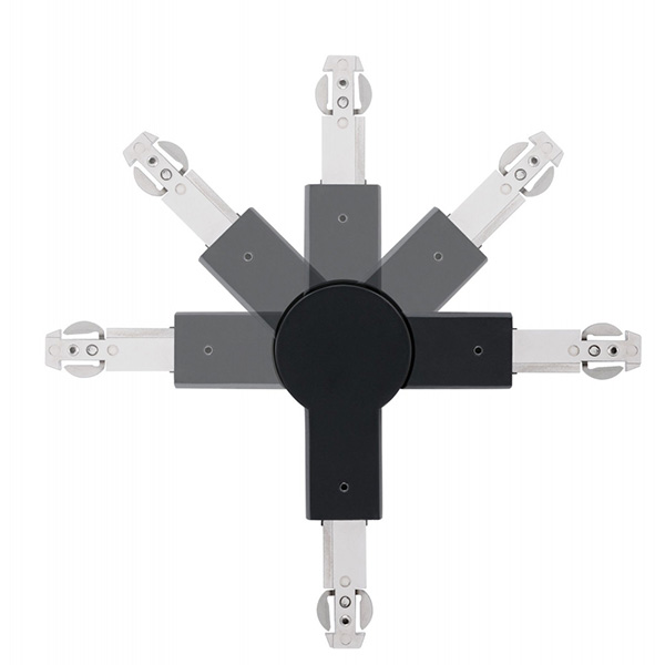 URail CONNECTEUR EN ANGLE NOIR MAT MAX.1.000W