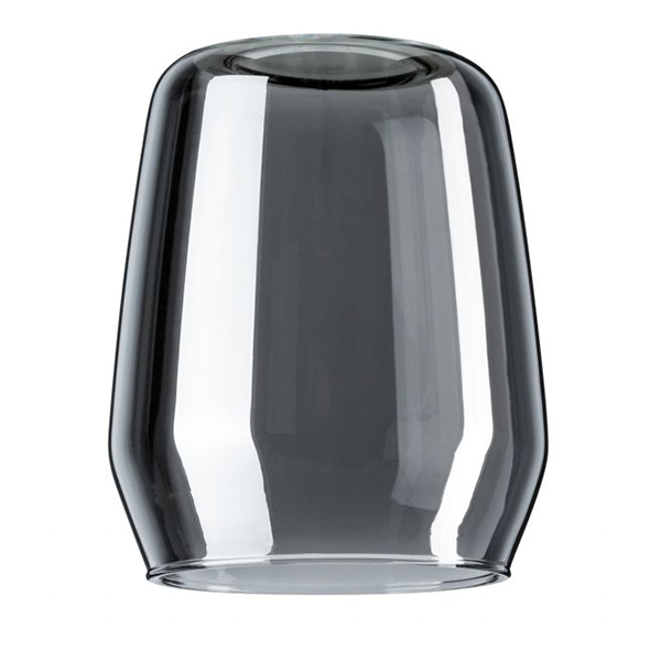 LAMPE DS ABAT-JOUR VASE MAX.50 W VERRE FUME