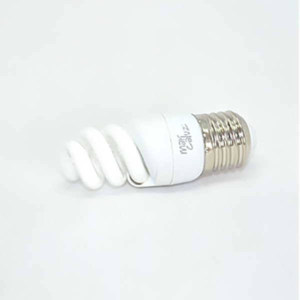 AMPOULE ECONOMIQUE E27 07W 6400K SPIRALE COOL DAYLIGHT