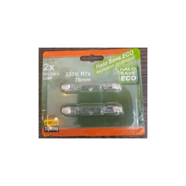 LAMPE HALOGENE ESB R7S 78MM,70W 2ER PACK