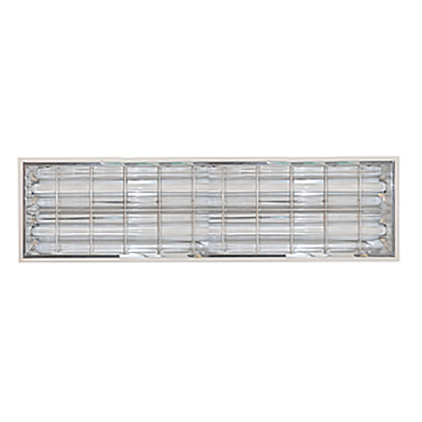 PAVE APPARENT 120X30 2X36W REFLECTEUR PARABOLIQUE