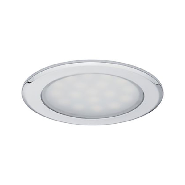 KIT SPOT ENCASTRE MEUBLES ROND LED 2X2,5W 6VA 3000K 230/12V
