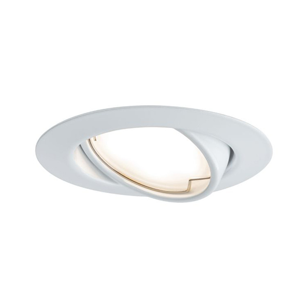 KIT SPOT ENCASTRE ROND 1X5W 51MM GU10 BLANC