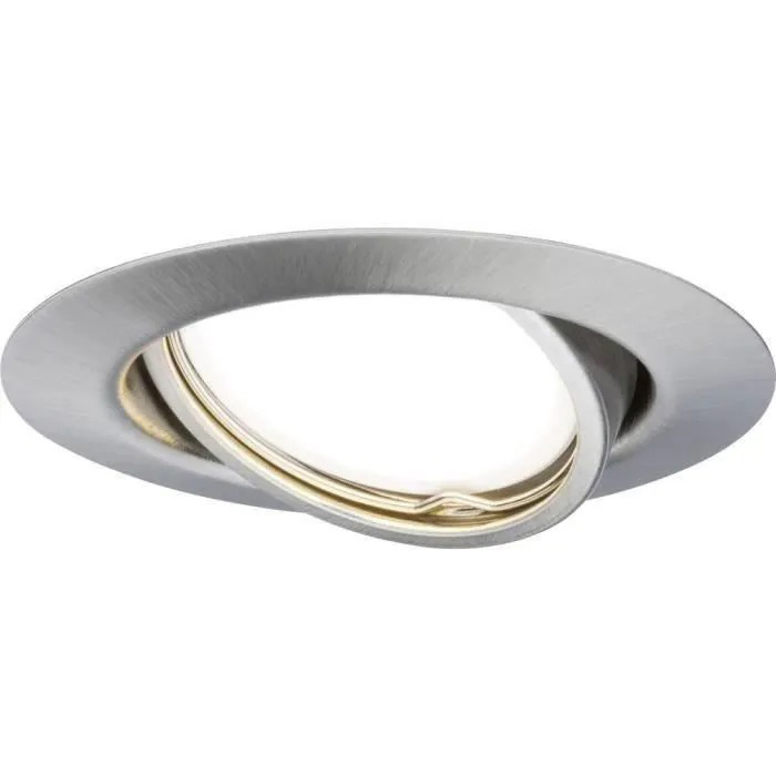 SPOT ENCASTRE ORIENTABLE 1X5W 230V 51MM GU10 ACIER BRUT