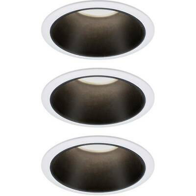 SPOT ENCASTRER COLE COIN 3 STEP DIM 3X6.5W BLANC NOIR PLASTIQUE