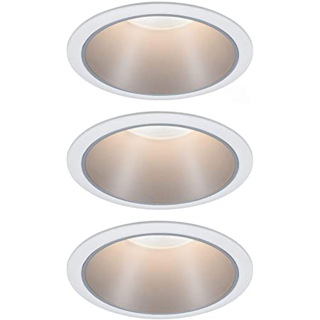 SPOT ENCASTRER COLE COIN 3 STEP DIM 3X6.5W BLANC ARGENT PLASTIQUE