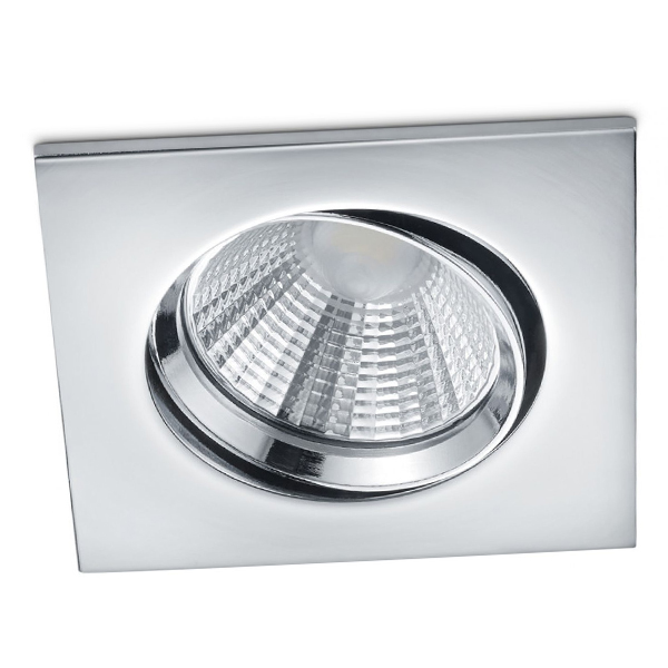 ECLAIRAGE ENCASTRE TRIO PAMIR INCL. 1 X SMD, 5,5W, 3000K, 345LM 8,5 X 8,5CM, H:5,4CM, CUTOUT D:7,2CM