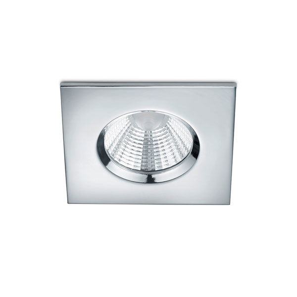 ECLAIRAGE ENCASTRE TRIO ZAGROS INCL. 1 X SMD, 5,5W, 3000K, 345LM 8,5 X 8,5CM, H:5,4CM, CUTOUT D:7,2CM