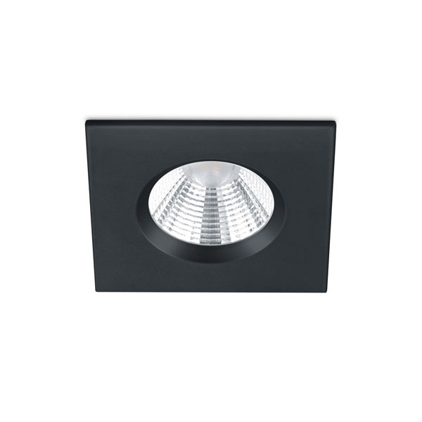 ECLAIRAGE ENCASTRE TRIO ZAGROS INCL. 1 X SMD, 5,5W, 3000K, 345LM 8,5 X 8,5CM, H:5,4CM, CUTOUT D:7,2CM