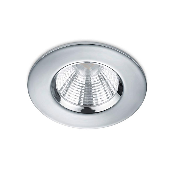 ECLAIRAGE ENCASTRE TRIO ZAGROS INCL. 1 X SMD, 5,5W, 3000K, 345LM D:8,5CM, H:5,4CM, CUTOUT D:7,2CM
