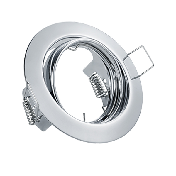 ECLAIRAGE ENCASTRE - JURA ROND CHROME EXCL.1XGU10 MAX.15W D:9CM