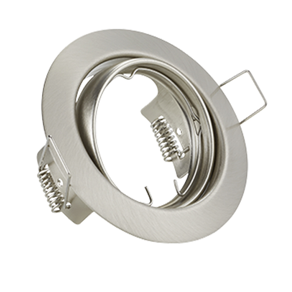 ECLAIRAGE ENCASTRE - JURA ROND NICKEL MAT EXCL.1XGU10 MAX.15W D:9CM