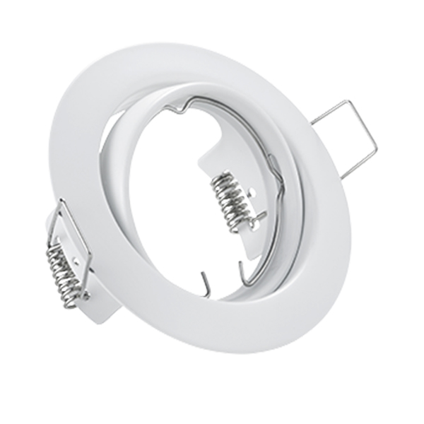 ECLAIRAGE ENCASTRE - JURA ROND BLANC MAT EXCL.1XGU10 MAX.15W D:9CM