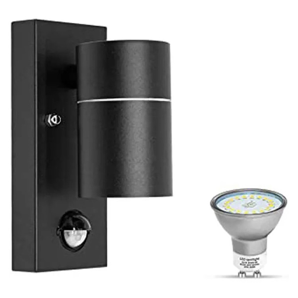 LUMINAIRE EXTERIEUR ALUMINIUM IP44 LED AVEC DETECTEUR