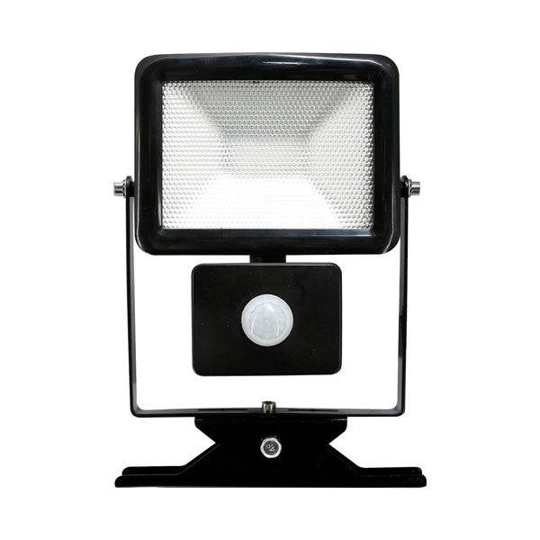 PROJECTEUR SLIM LED AVEC DETECTEUR NOIR 50W 4000L