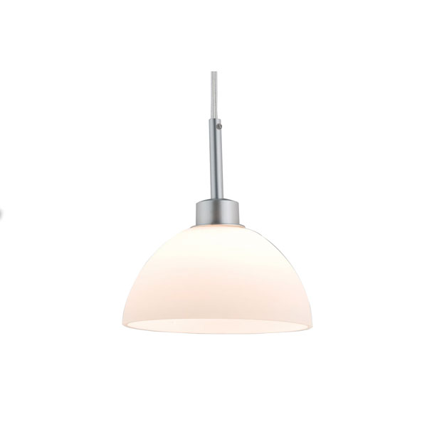 SUSPENSION URAIL SARRASANI 1X10W GU10 CHROME/OPAL