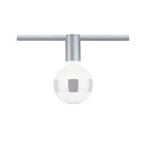 URAIL SOCKET MAX20W E27 CHROME 230V METAL