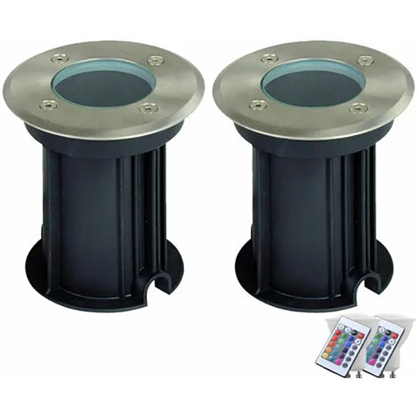 SPOT ACIER INOXYDABLE INSTALLATION AU SOL