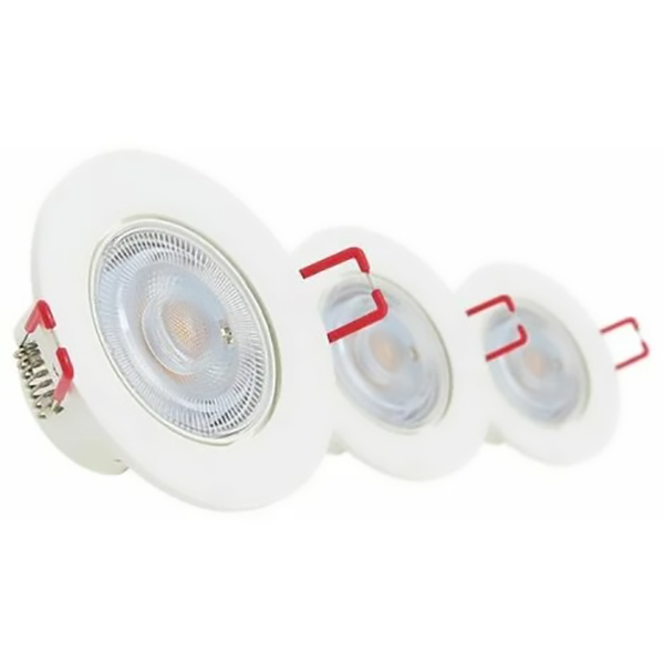 PACK 3 SPOTS INTEGRES 345 LM EQUIVALENCE 50W 36 2700K