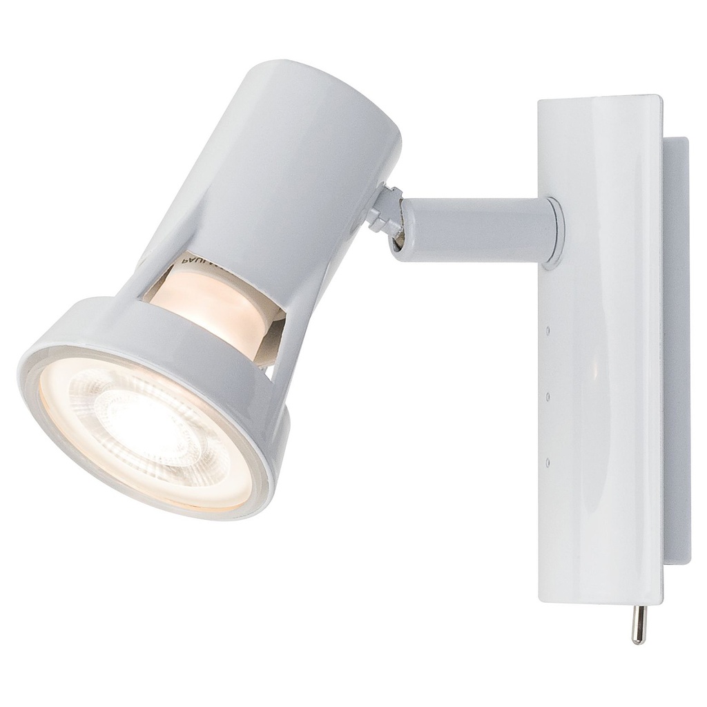 SPOT TEJA MAX 1X10W GU10 BLANC METAL