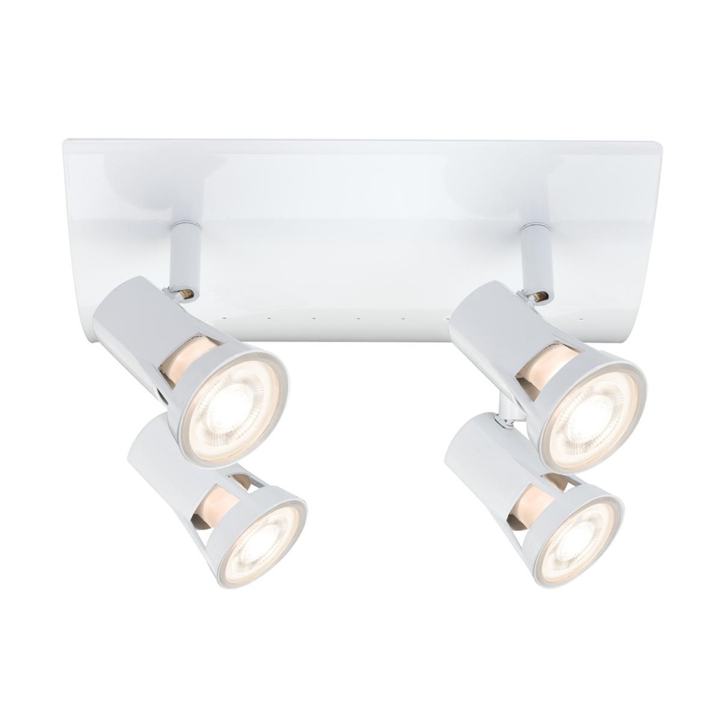 SPOTS TEJA MAX 4X10W GU10 BLANC METAL