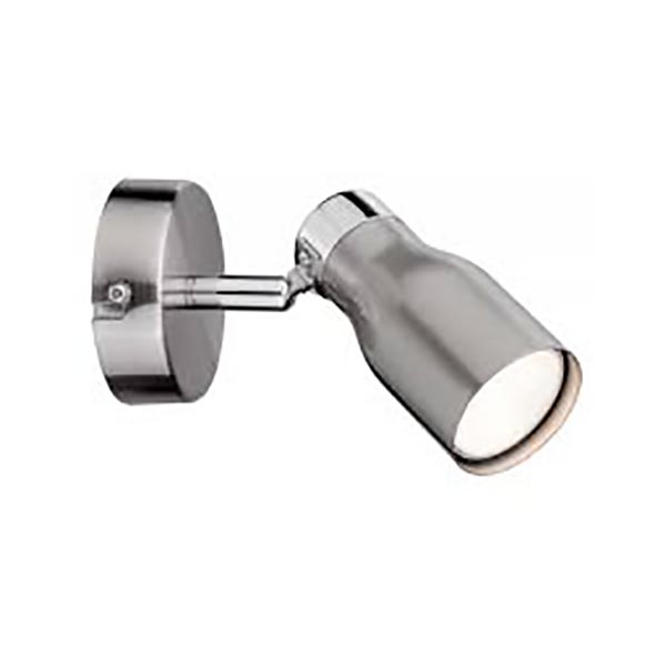 SPOT MELI MAX 1X10W GU10 NICKEL SATINE VITRE