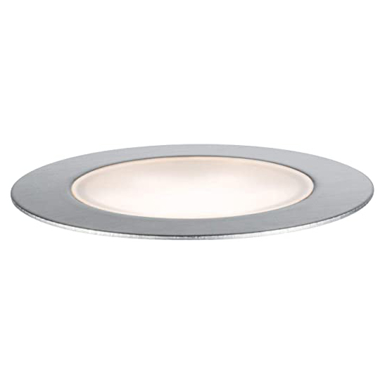SPOT ENCASTRE SOL PLUG &amp; SHINE 1W STD SOL ARGENT