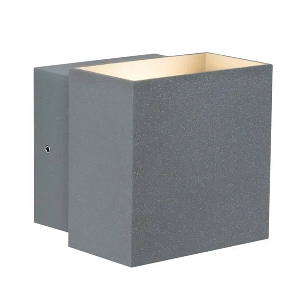 SPOT CYBO LED 2X3W IP65 100X100 GRIS