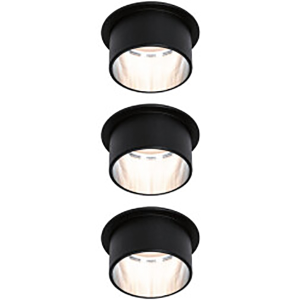 SPOT EBL LED GIL COIN 3 STEP DIM 3X6.5W ALU