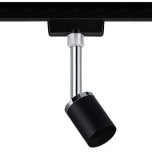 SPOT URAIL PUREII MAX1X10W GU10 NOIR DEPOLI/CHROME