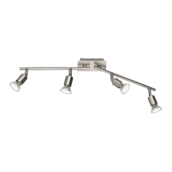 SPOT NIMES INCL. 4 X GU10, 3W, 3000K, 280LM W:60,5CM, H:16CM,