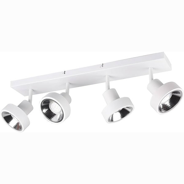 SPOT TRIO LEON EXCL. 4 X GU10 MAX.35W BLANC