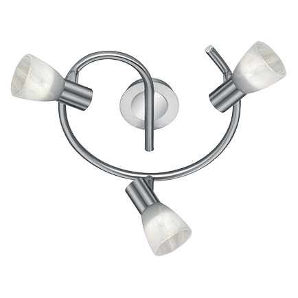 SPOT TRIO LEVISTO INCL. 3 X E14, 5W, 3000K, 400LM H:21CM, D:30CM,