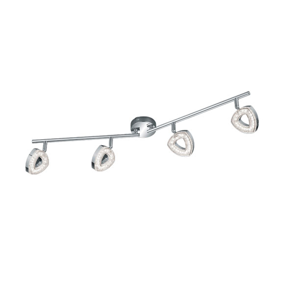 SPOT REALITY TOURS INCL. 4 X SMD, 4,5W, 3000K, 400LM W:80CM, H:14CM,