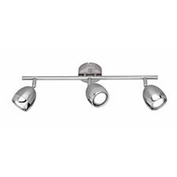 SPOT REALITY NANTES INCL. 3 X GU10, 3W, 3000K, 250LM W:45CM, H:14,5CM, D:8CM