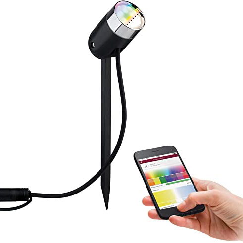 SPOT EXTERIEUR PLUG &amp; SHINE COLOUR PIKE RGBW 4W TELECOMMANDE