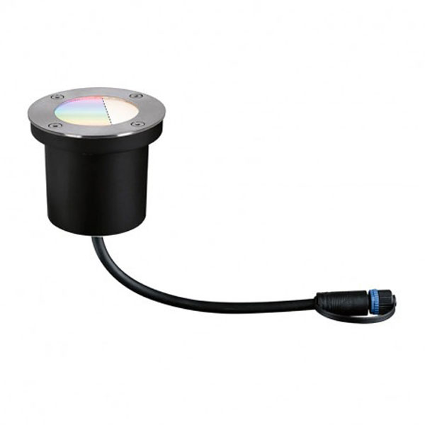 SPOT ENCASTRE DE SOL EXTERIEUR PLUG &amp; SHINE IP65 RGBW ZIGBEE